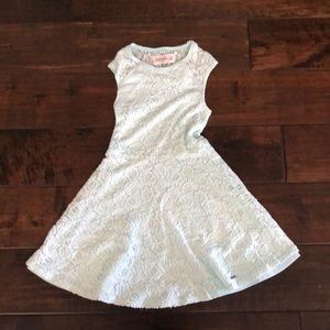 Abercrombie kids light blue lace dress Small